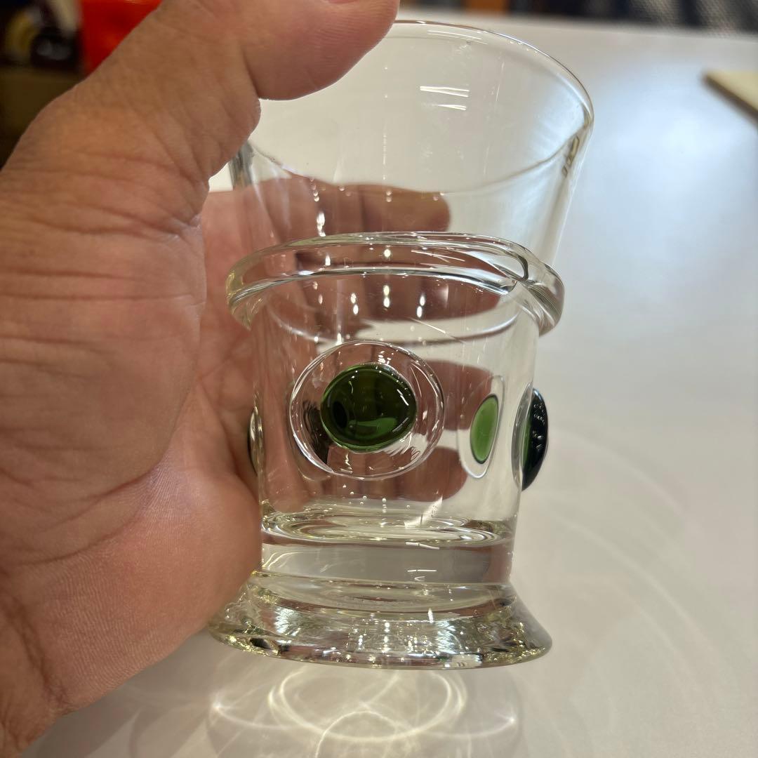 【ブルーグレー】N10072 船木倭帆　作　プラントグラス　吹きガラス