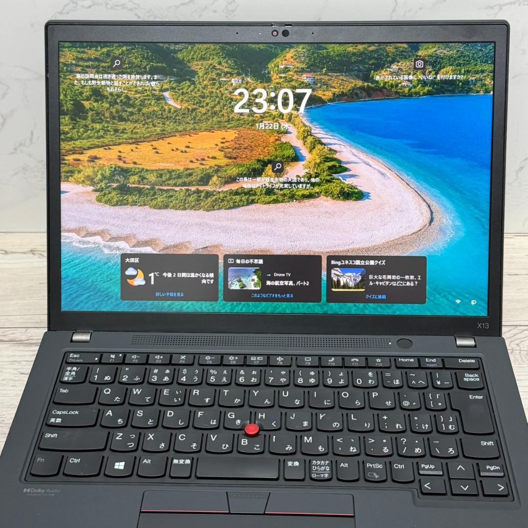 バッテリー良好！Lenovo ThinkPad X13Gen2 i5 11世代