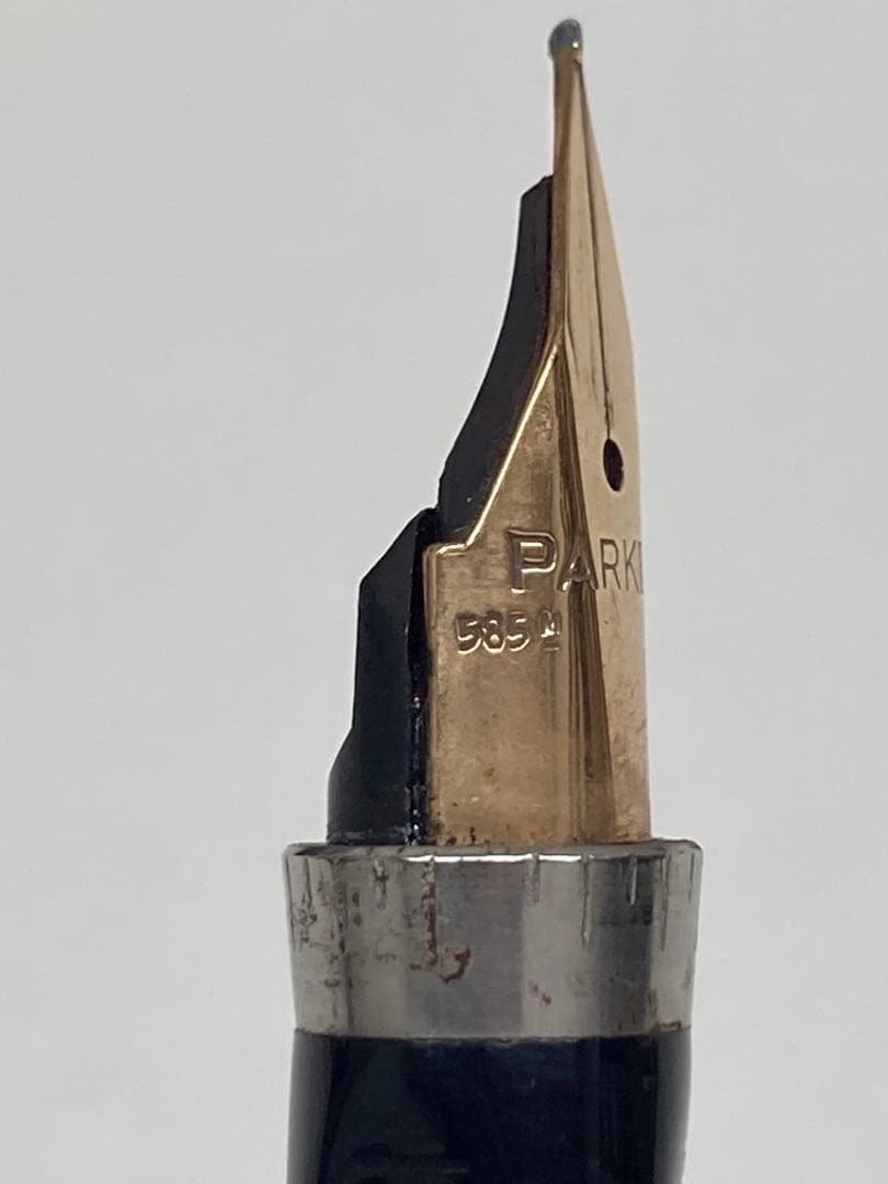 PARKER 万年筆 585 K14 XF スターリングシルバー