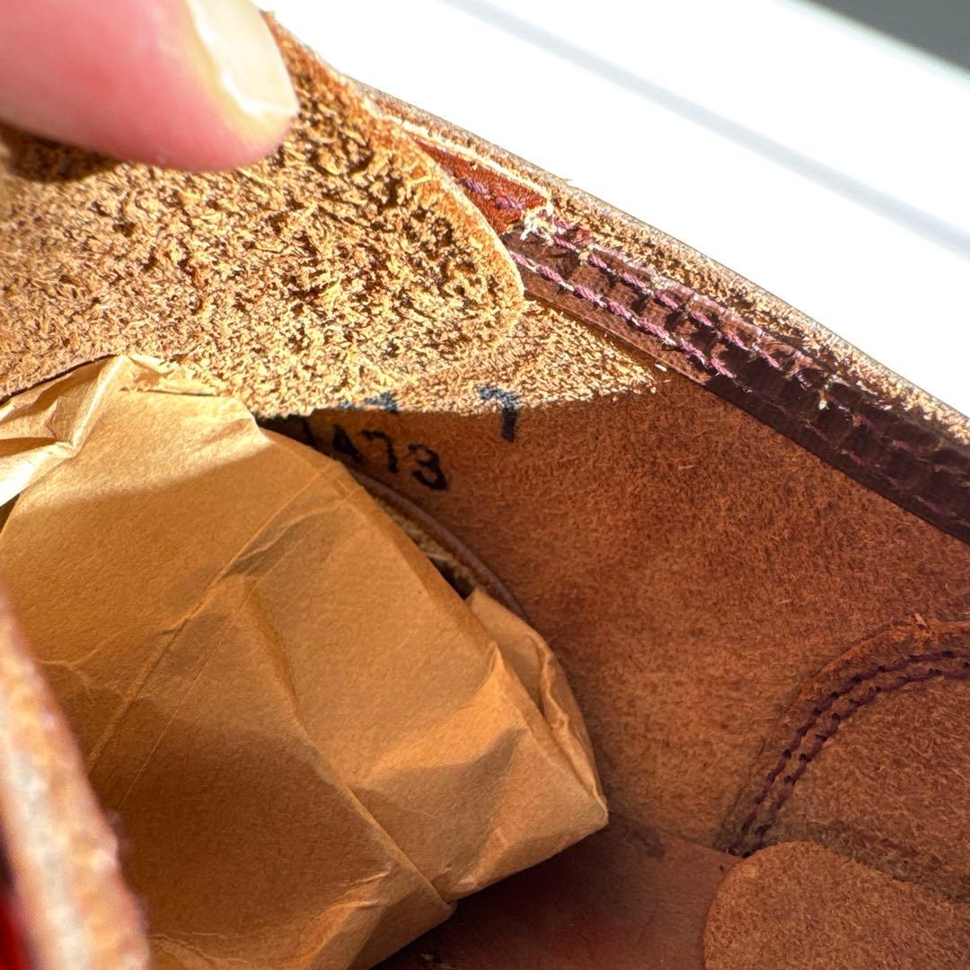 【コンチ】デッドストック　50s 60s ヴィンテージ　レザーシューズ