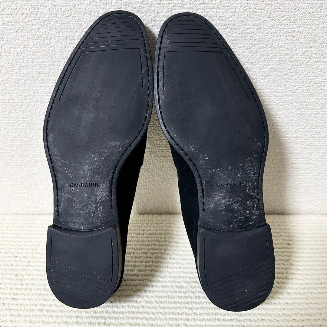 MAGNANNI マグナーニ スリッポン ブラック スエード レザー ローファー