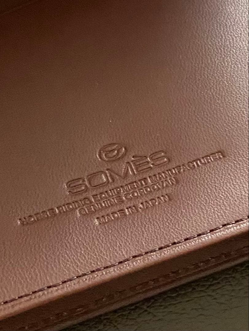 SOMES SADDLE ソメスサドル　コードバン　名刺入れ　ダークブラウン