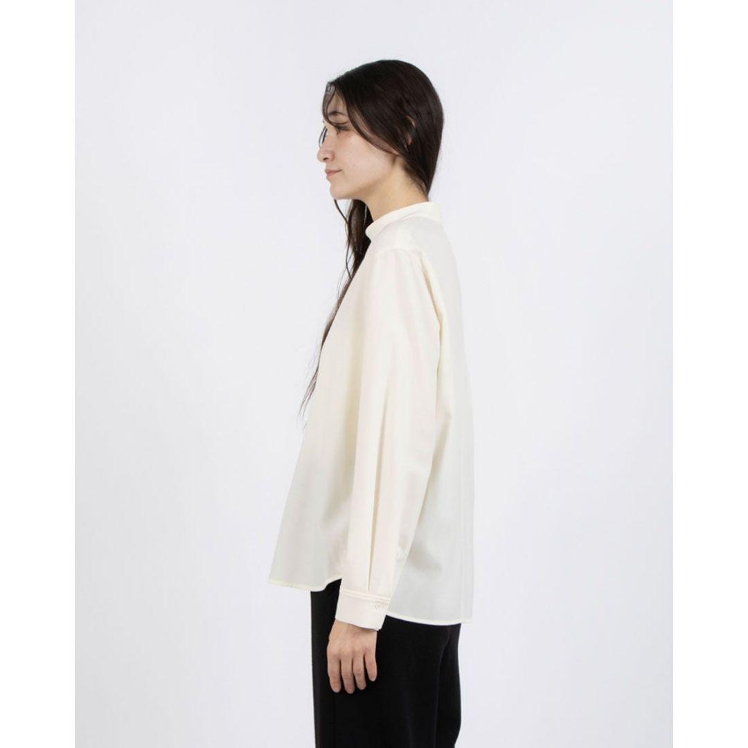 theory luxe 24FW スタンドカラーブラウス