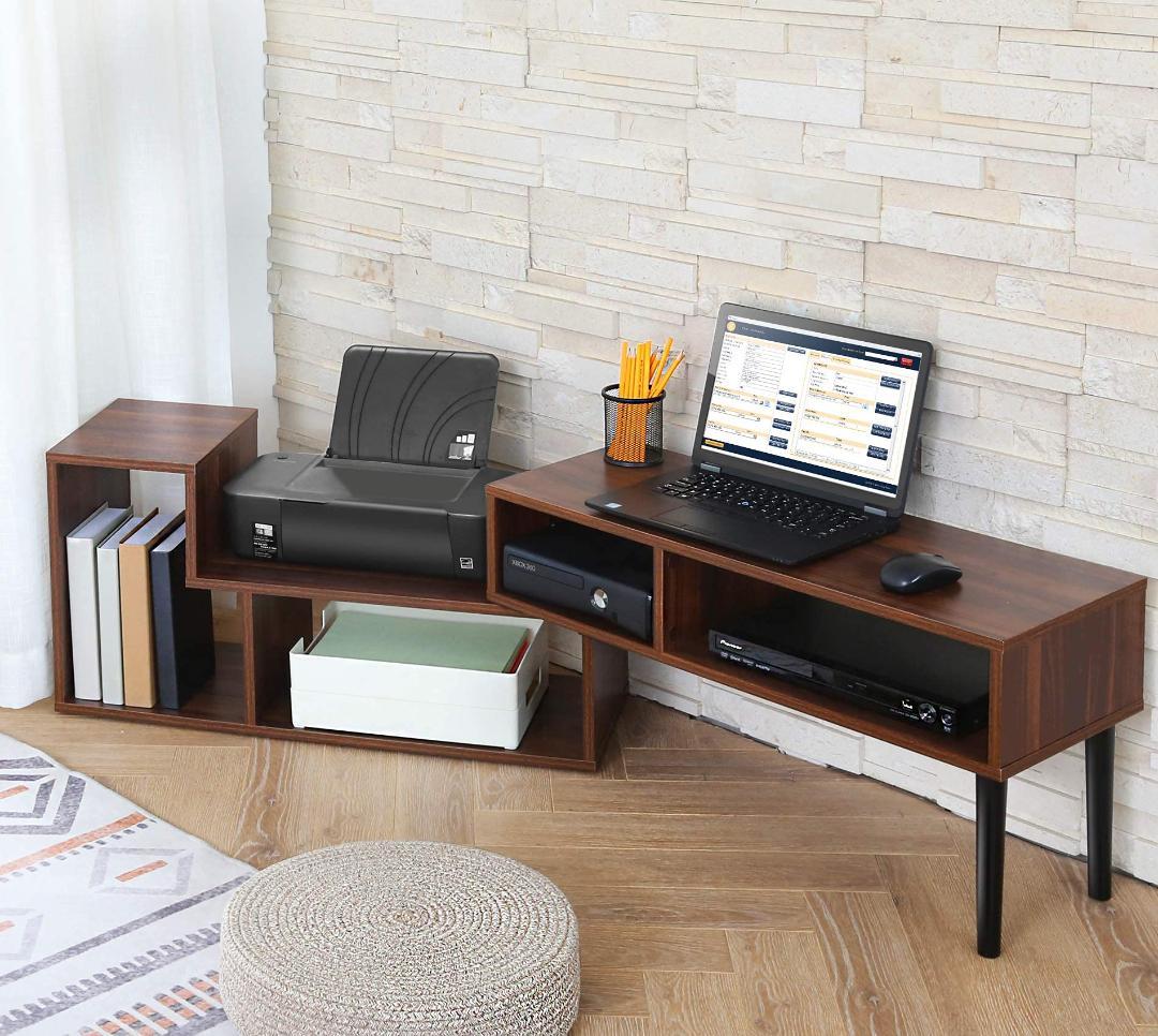 自在伸縮テレビボード 103-150cm 50インチ対応 角度調整 収納付