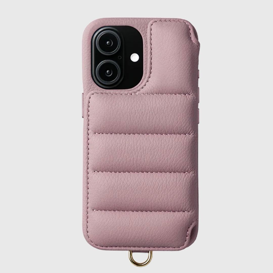 DEMIU BALLON iPhone17 ケース　ライラック　ストラップ付