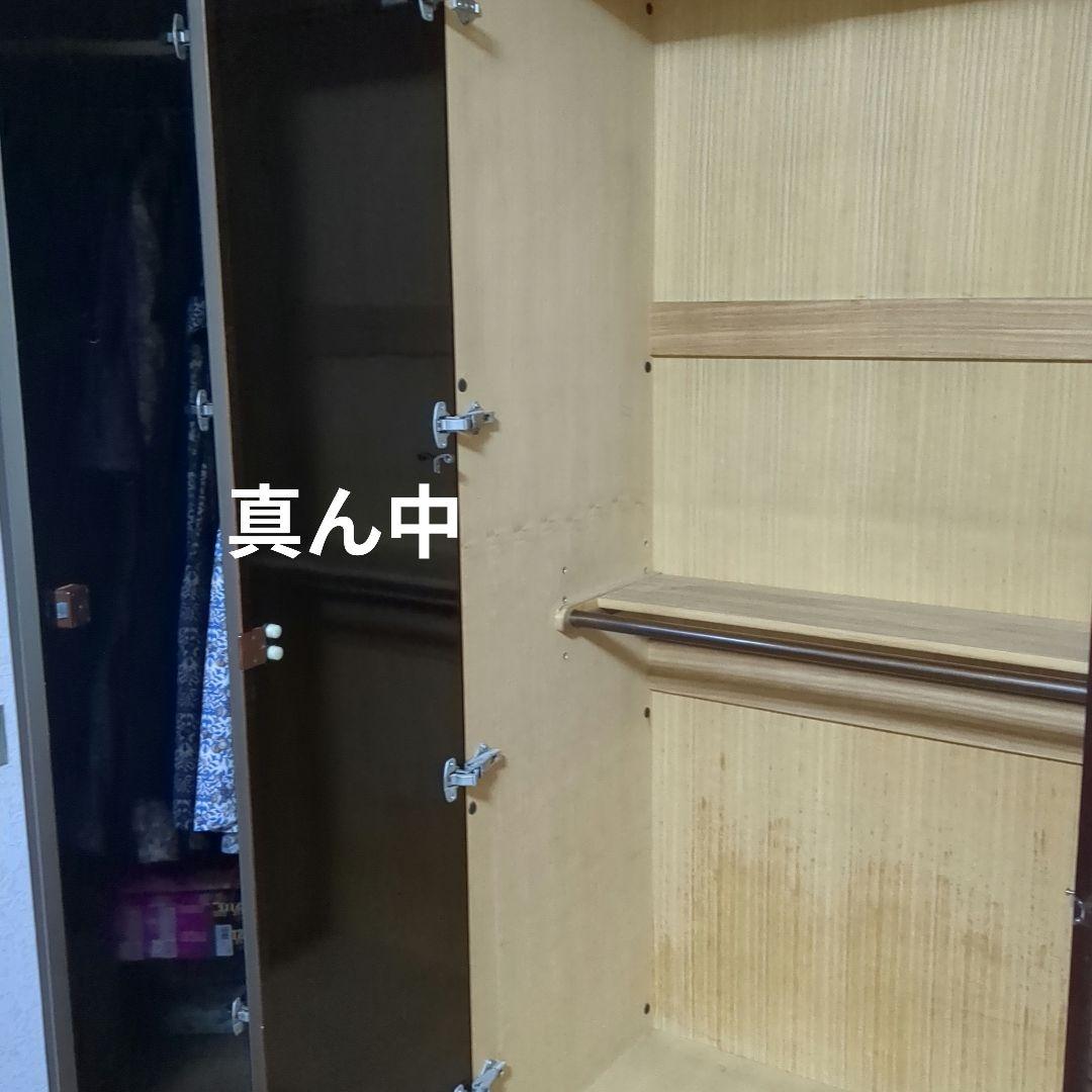 特注 一点もの　佐藤昌月 作　鎌倉彫 桐タンス 二竿一対 松竹梅文様　家紋入り
