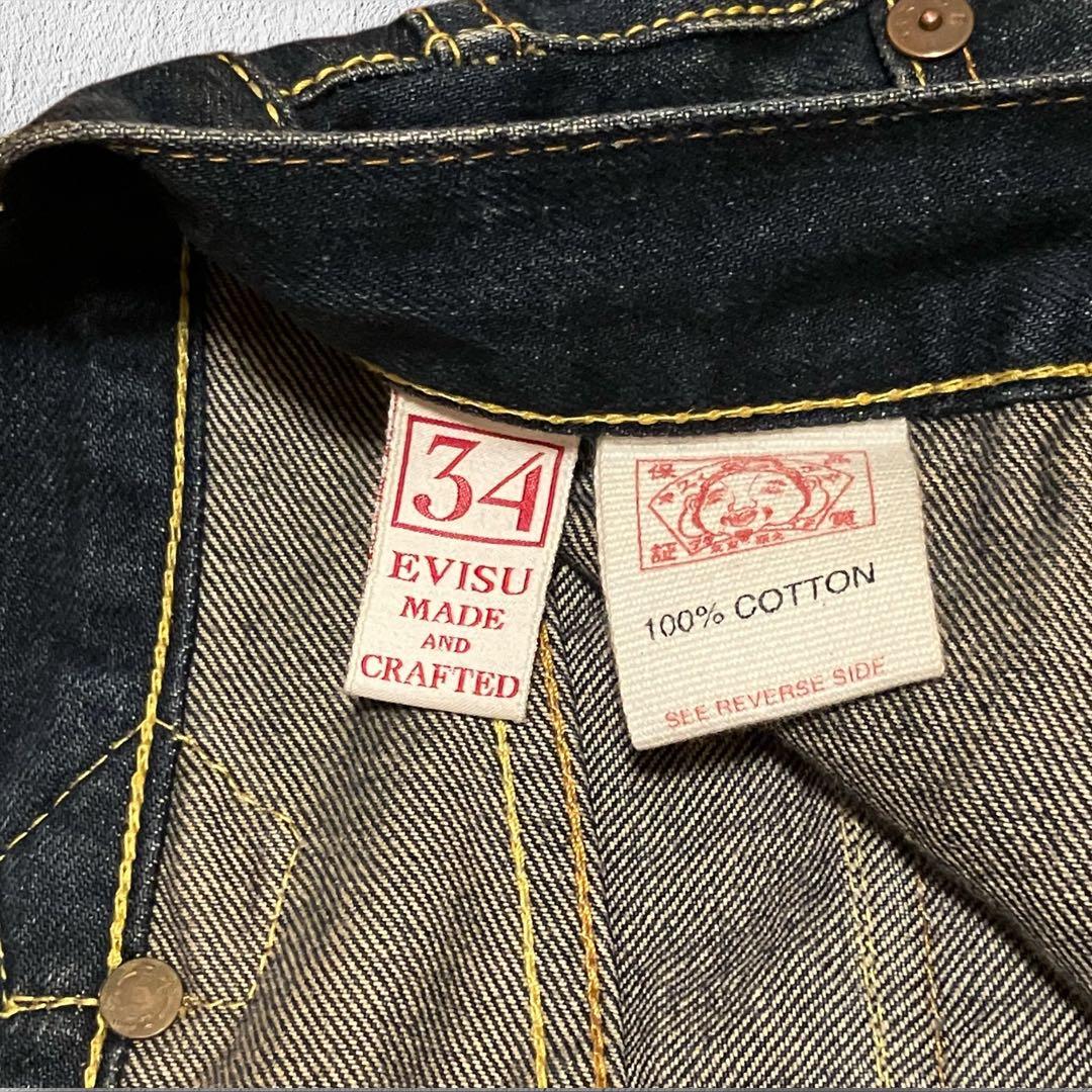 【超希少】EVISU PARISサントノレ本店限定モデルシンチバックW34 濃紺