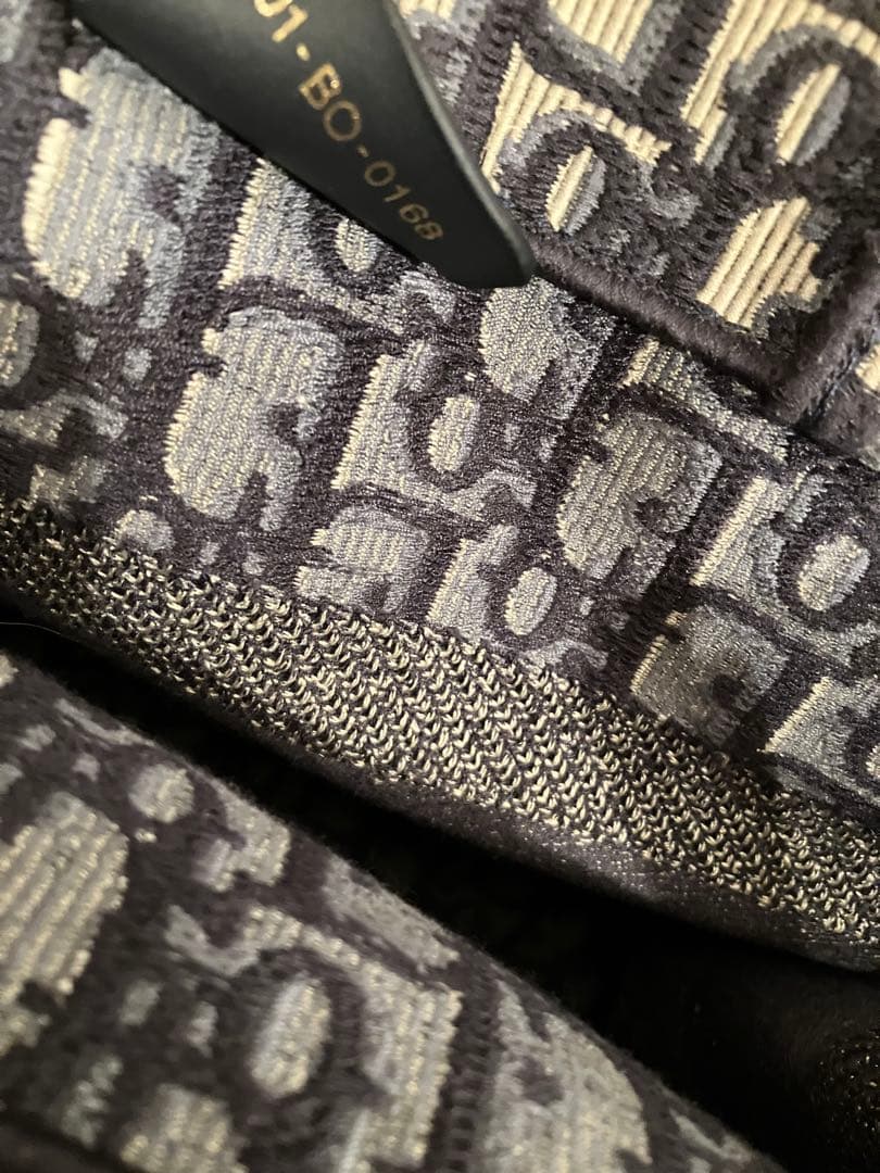 CHRISTIAN DIOR トートバッグ ネイビー/ベージュ