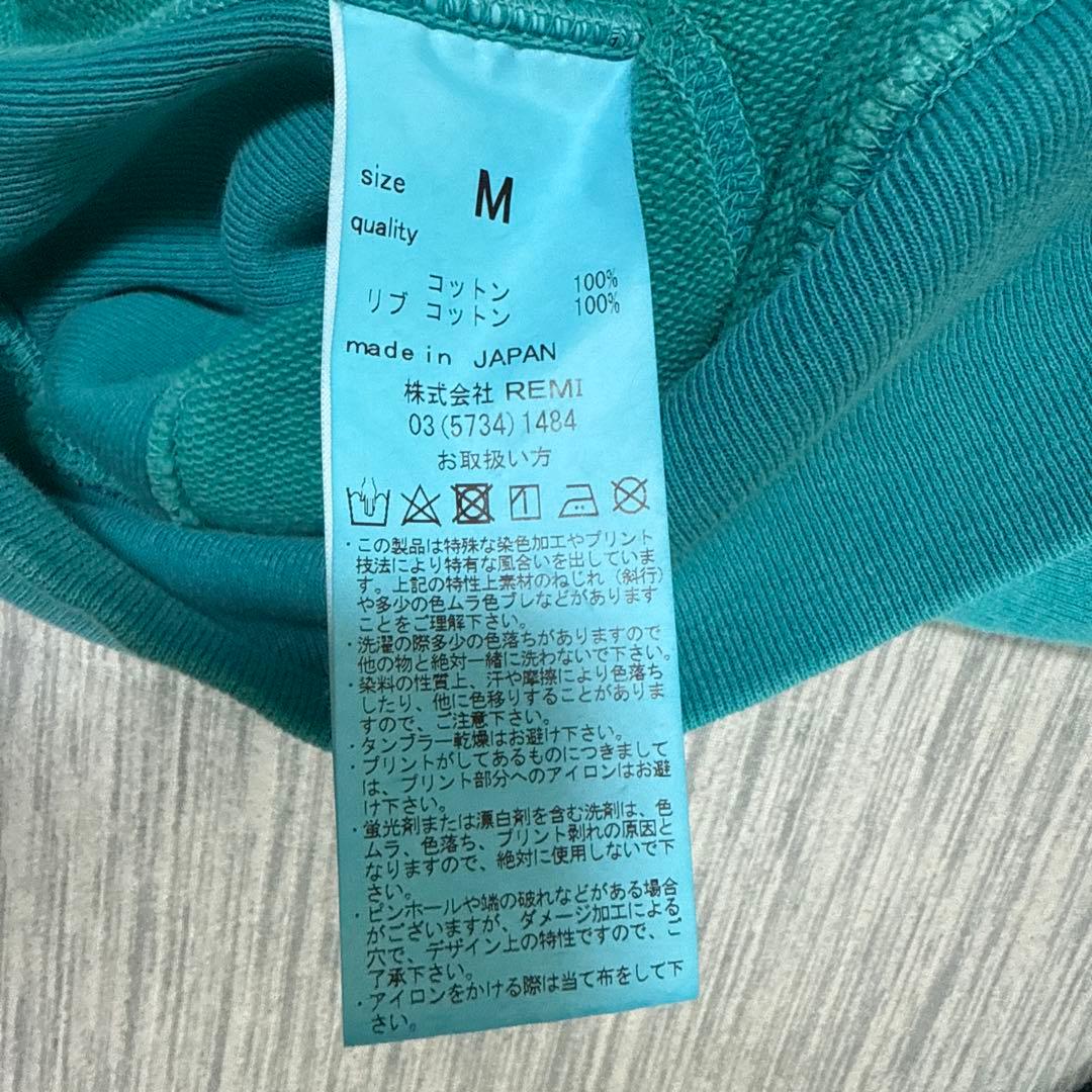 新品　BRIEFING x REMI RELIEF ユーズド加工 パーカー