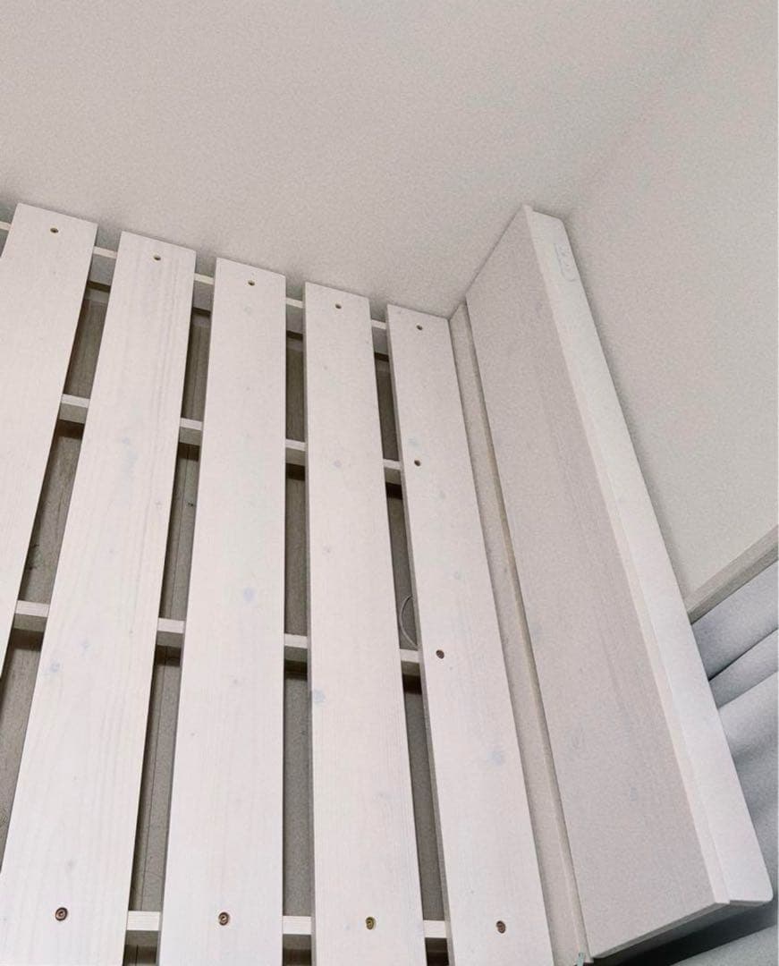 直接引取り限定 ほぼ新品 定価29,000円 すのこベッド 韓国 ロータイプ