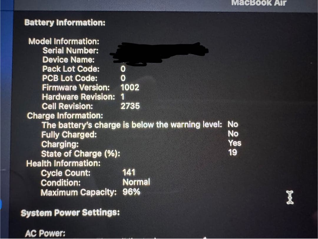 MacBook本体 [NaO+]MacBook Air M1 16GB RAM/1TB SSD