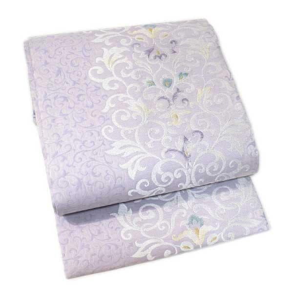 na_y_93_仕立て上り品 九寸 名古屋帯 弥栄織物 正絹 綿芯入り 新品