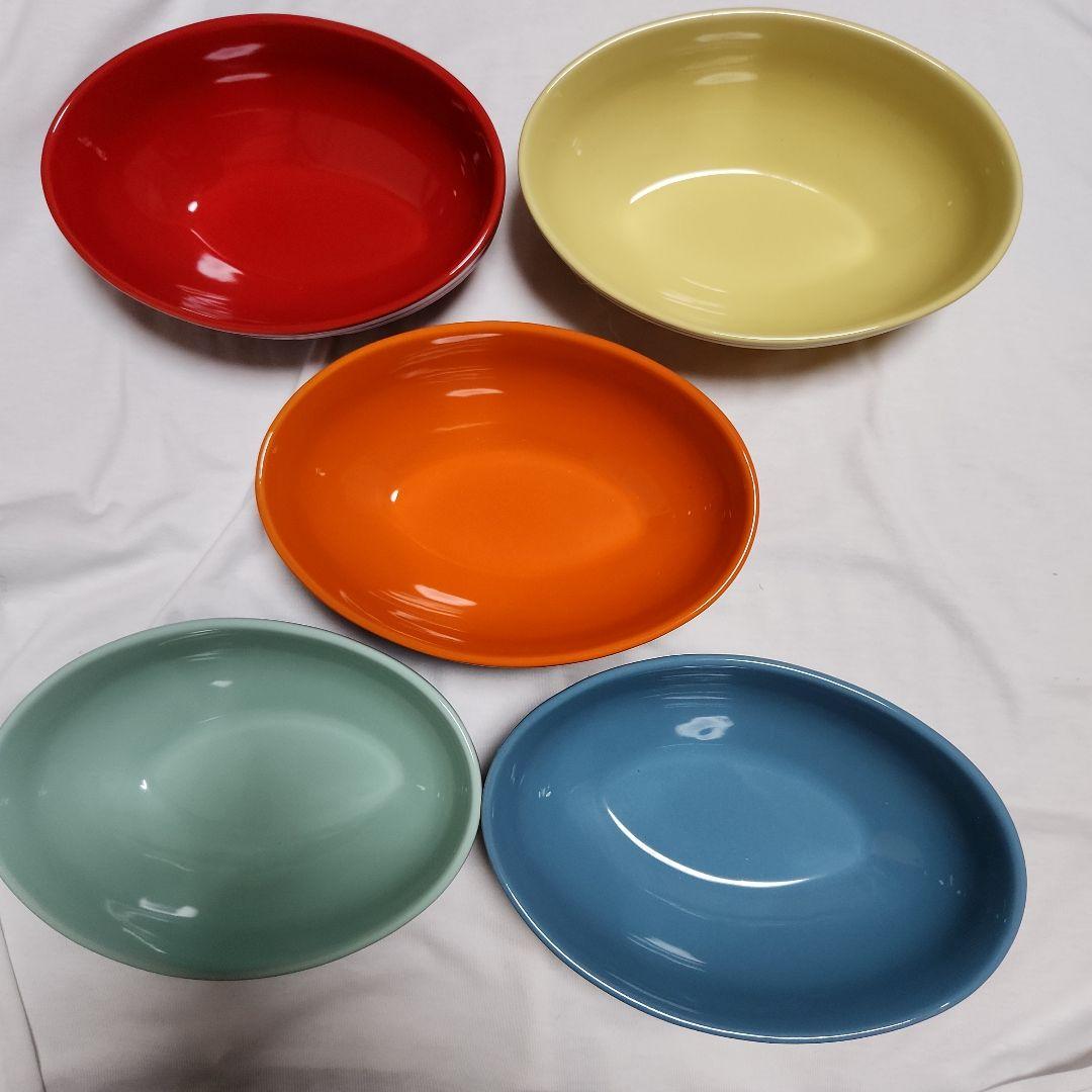 【新品未使用】ル クルーゼ オーバル・サービング・ボール 17㎝ 5個セット