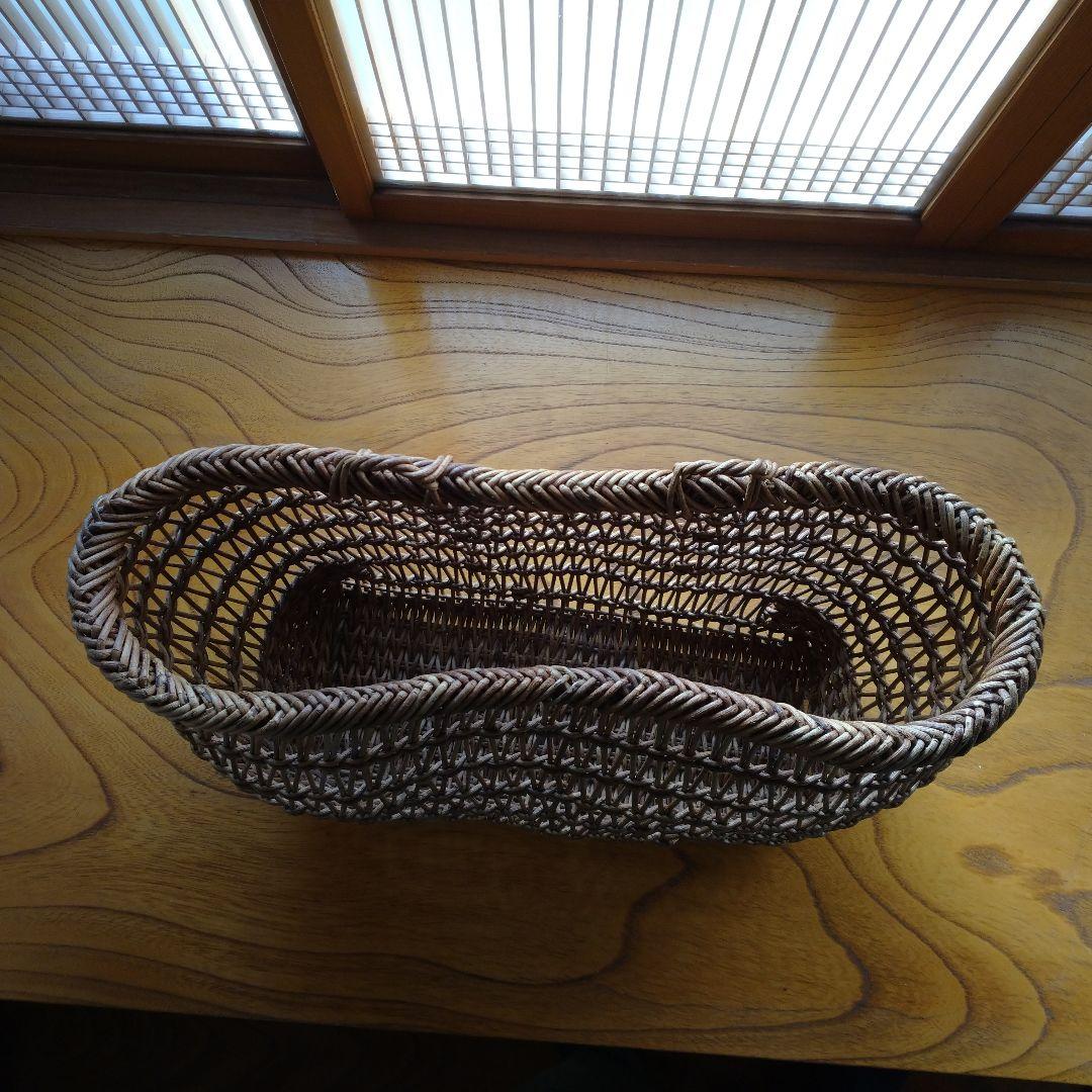 【ヴィンテージ】あけび籠(こだし編み) 大型