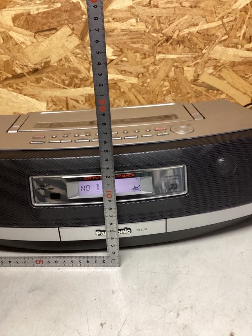 Panasonic CDラジオカセットレコーダー　RX-ED57 （N-16）