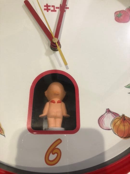 おまけ付き‼️ キューピー　壁掛け時計　希少