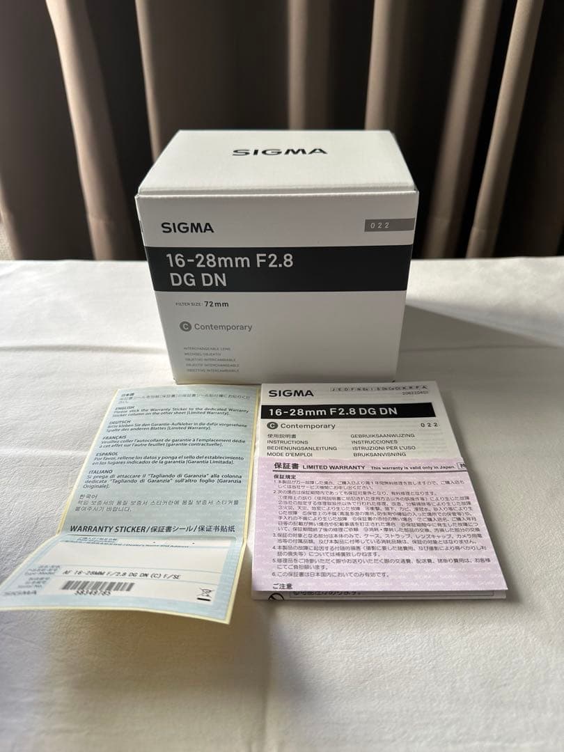 【新品・未使用SIGMA 16-28mm F2.8 DG DN (Eマウント)