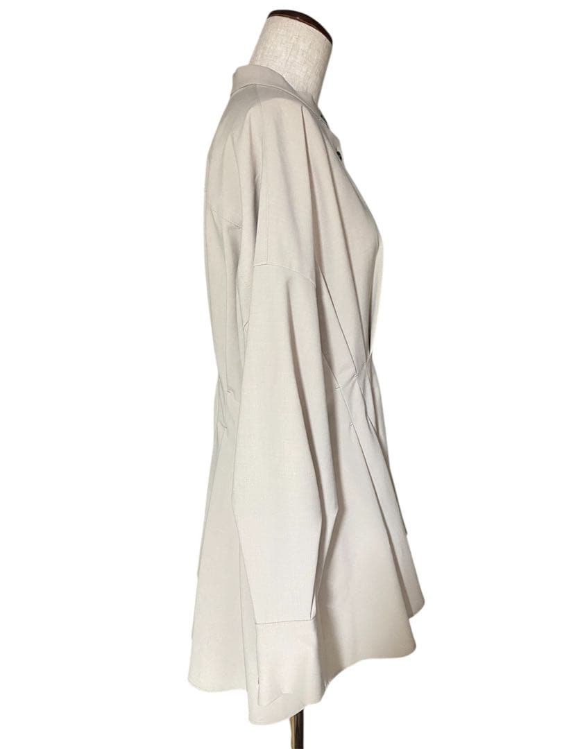 美品✨LE PHIL ル フィル ドライウールブラウス　ベージュ　ナチュラル