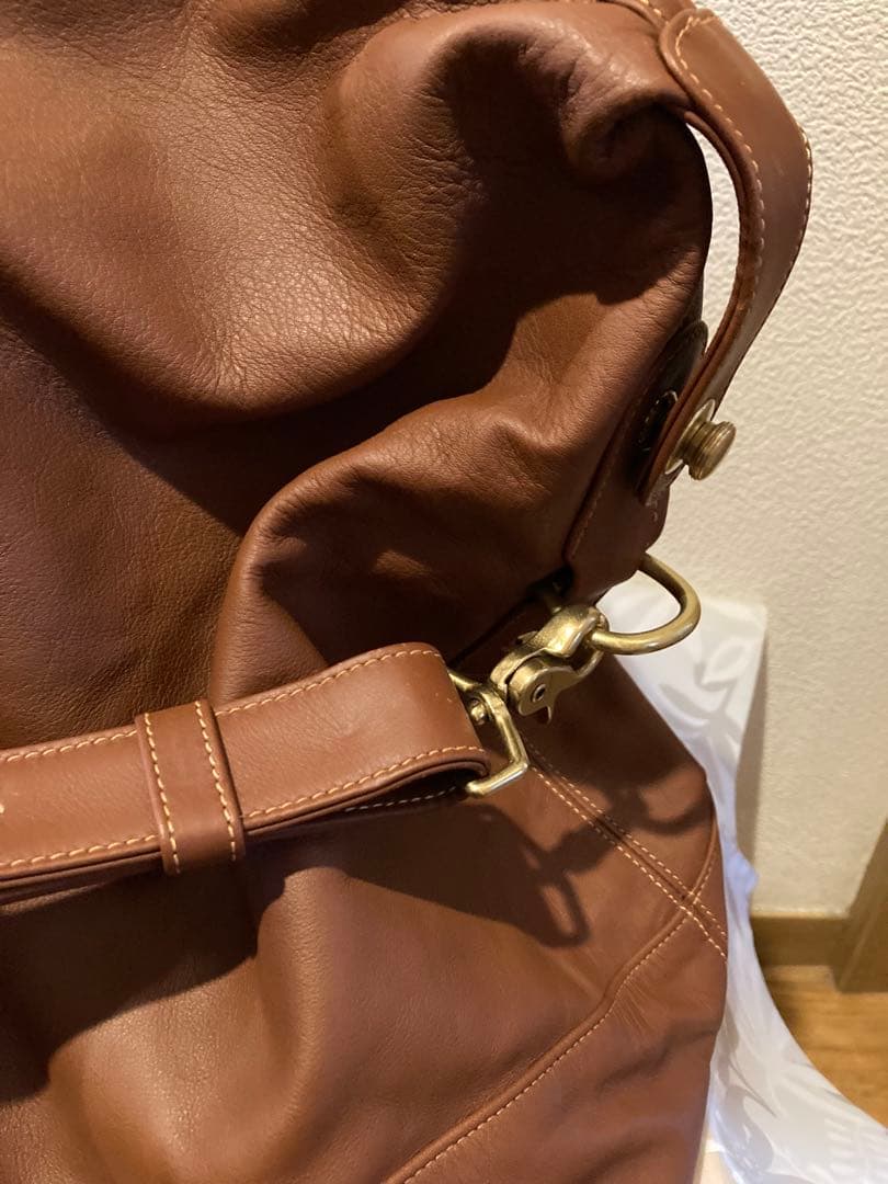美品　お値下げしました！COACH 2wayボストンバッグ　大容量 ブラウン
