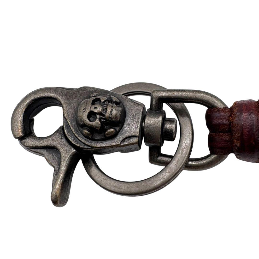 DIESEL ディーゼル キーリング キーホルダー スカル どくろ ロゴ