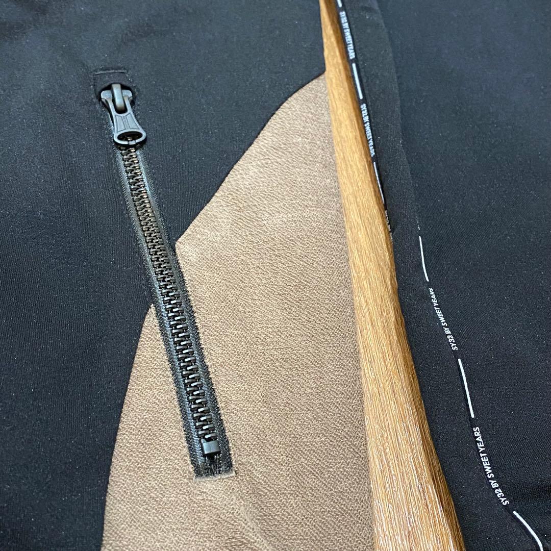 【SY32 SWEET YEARS】メンズ フルジップジャケットXLブラック