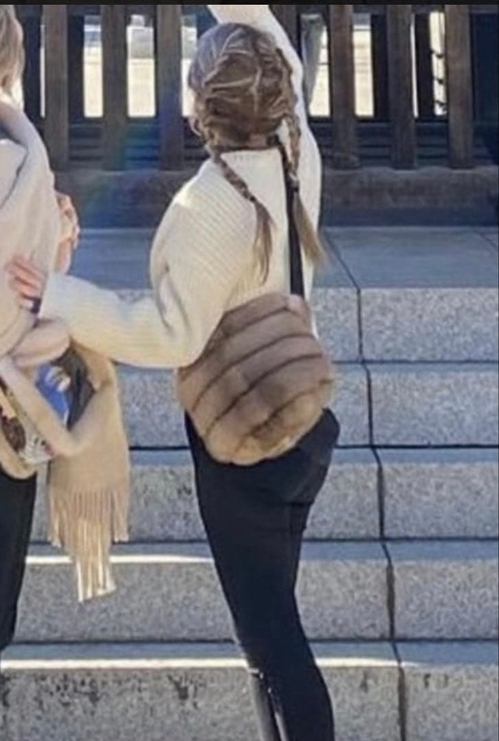 レア　LUDLOW ラドロー　ミンクファー　ボディバッグ