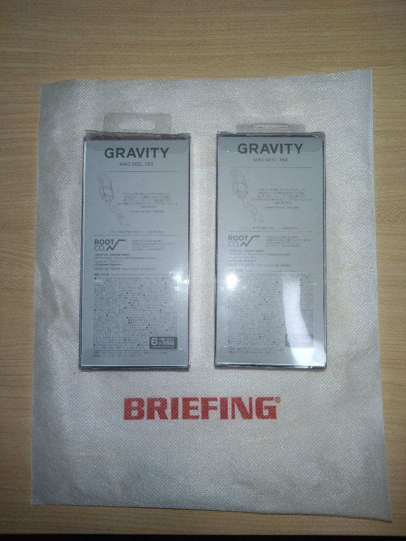 BRIEFING MAG REEL 360　ネイビー＆オリーブ２点セット