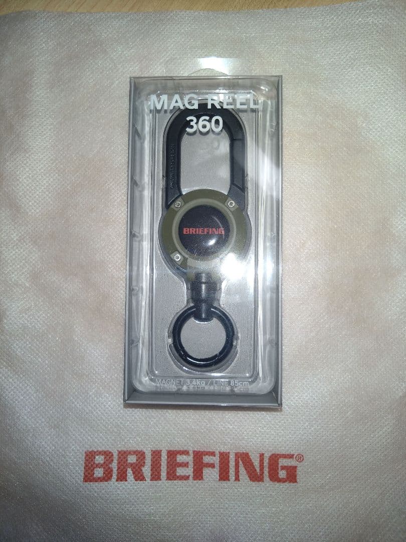 BRIEFING MAG REEL 360　ネイビー＆オリーブ２点セット