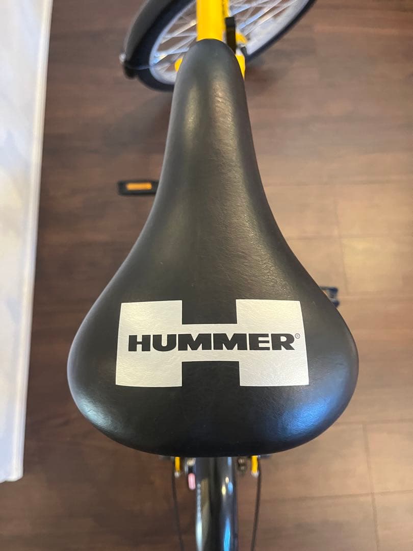 HUMMER 折りたたみ自転車 20インチ　黄色　未使用　送料着払い