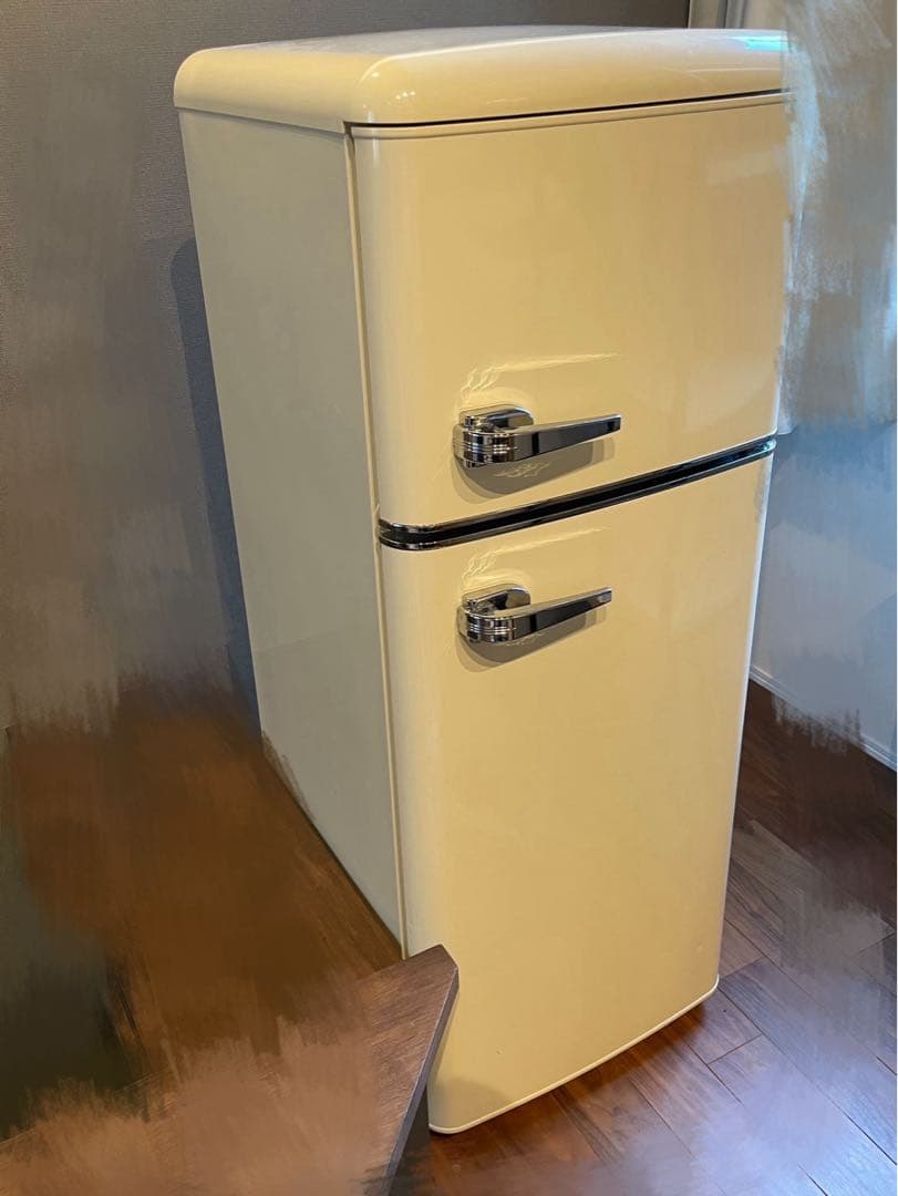 冷凍・冷蔵庫 オフホワイト 114L