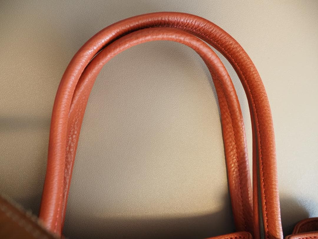 Kitamura／キタムラ トートバッグ／本革ハンドバッグ Y-0532レッド