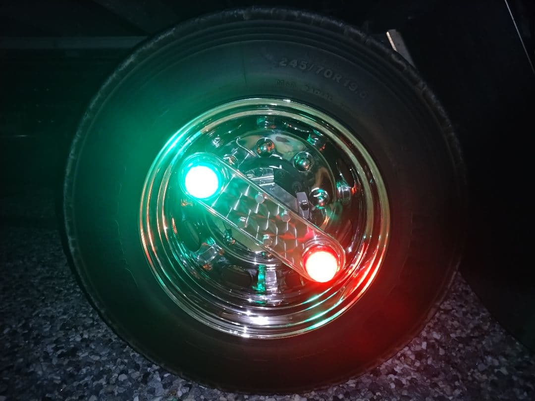 デコトラ電池式ホイールマーカーセット