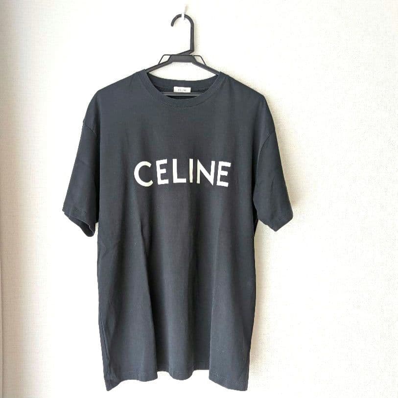 セリーヌ　Tシャツ　ブラック　Mサイズ