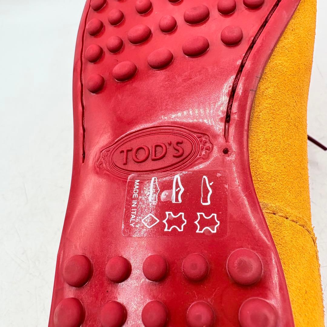 極美品✨ トッズ ゴンミーニ デッキシューズ 【5 1/2】 イエロー スエード