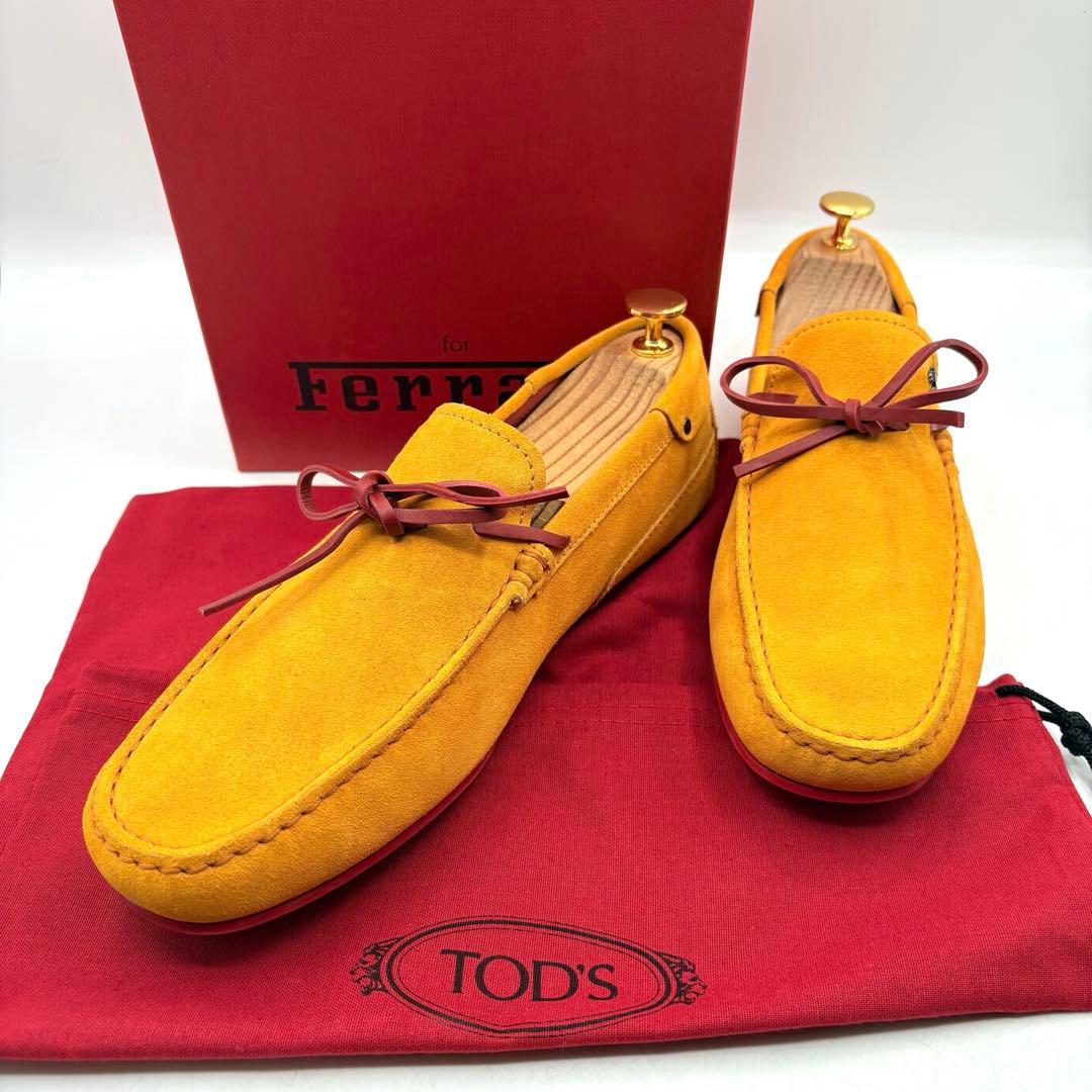 極美品✨ トッズ ゴンミーニ デッキシューズ 【5 1/2】 イエロー スエード