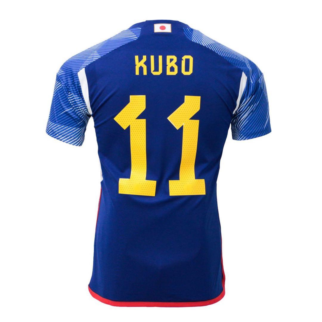✴︎新品未開封✴︎2022年⚽️W杯日本代表 久保建英11番 レプリカユニフォーム　L