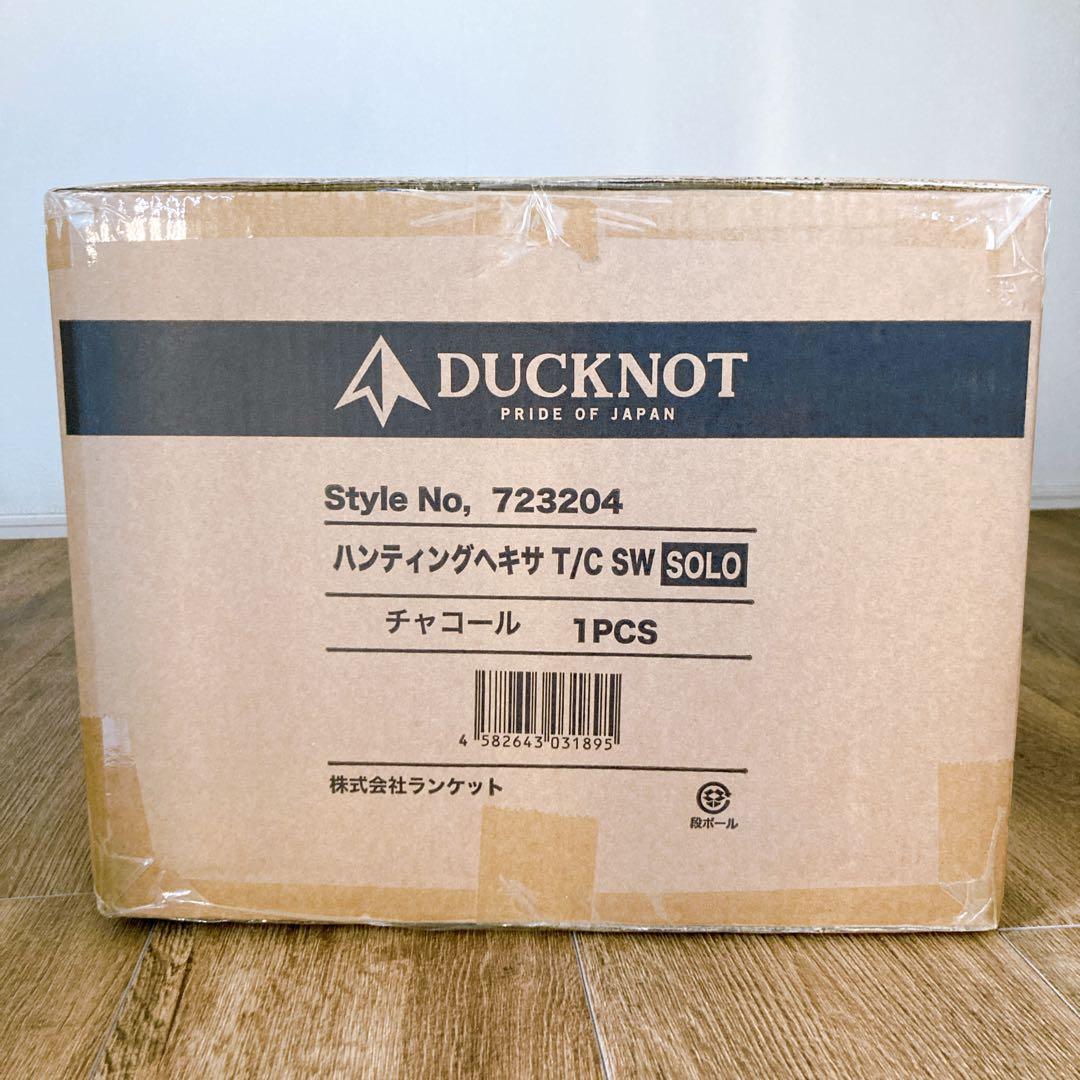 新品DUCKNOT ハンティングヘキサT/C SW SOLO 前幕付 チャコール