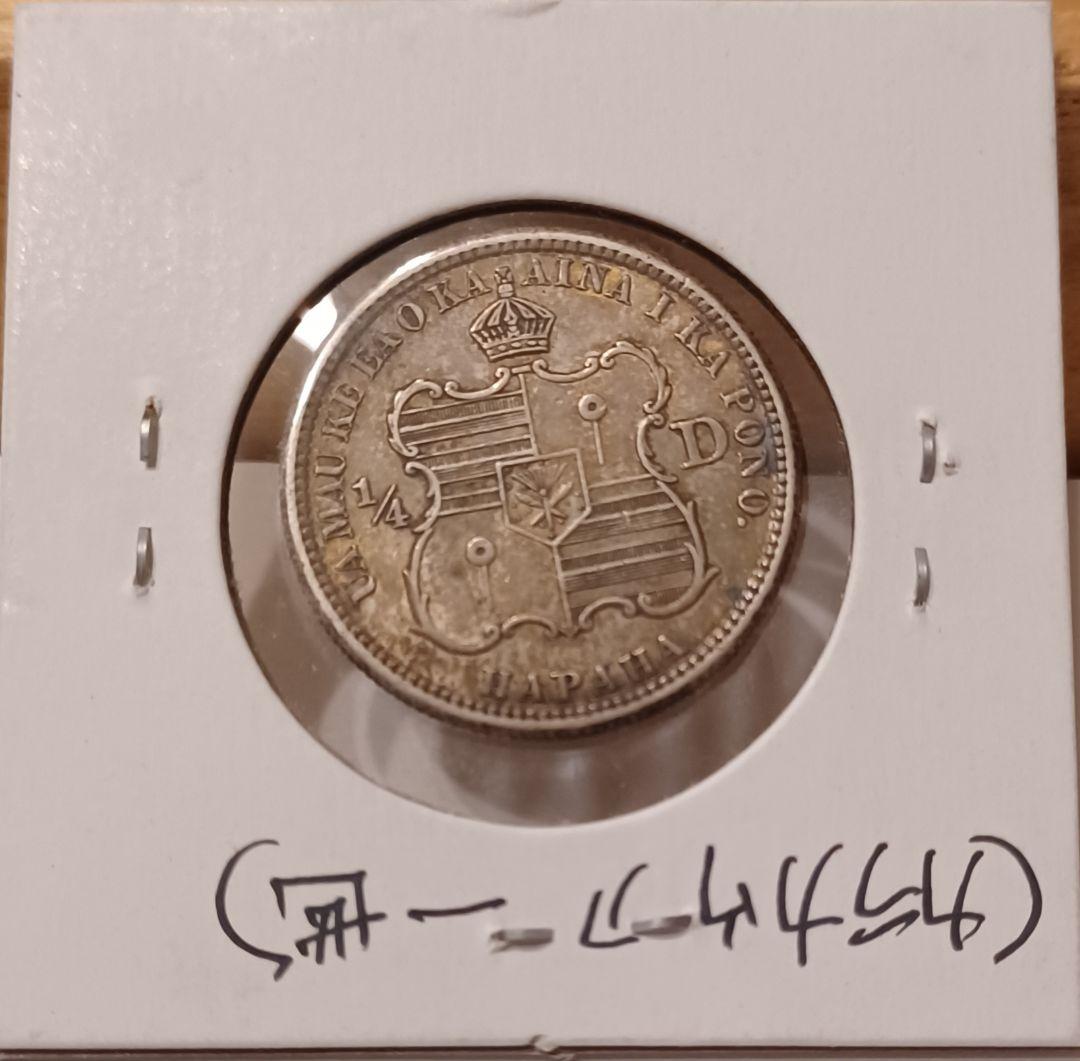 「愉快王」とも呼ばれる陽気な人柄カラカウア1世1883年(143年前)ハワイ銀貨