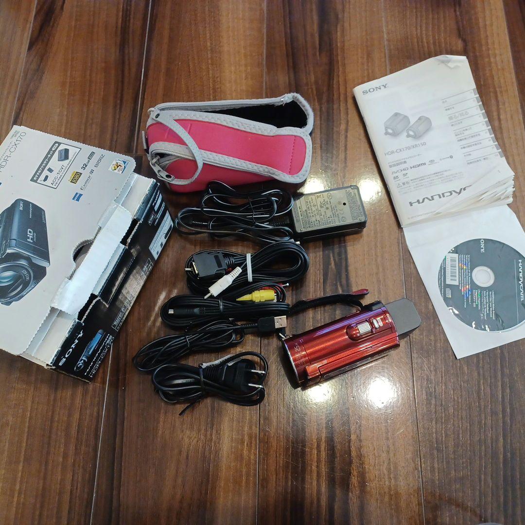 動作確認済み　SONY HDR-CX170 ビデオカメラ