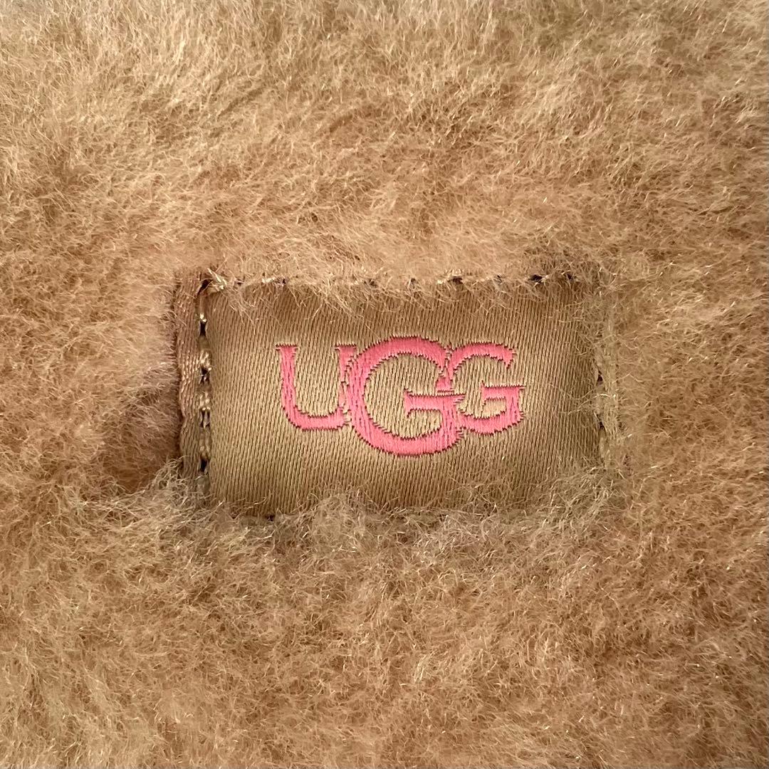 【未使用級】UGG ディスコストライプスライド　バックストラップ　厚底　26cm