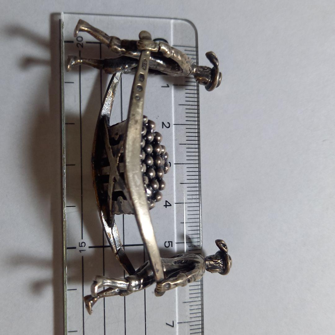 純銀 ライオンパサント 英国ホールマーク アンティーク雑貨 925