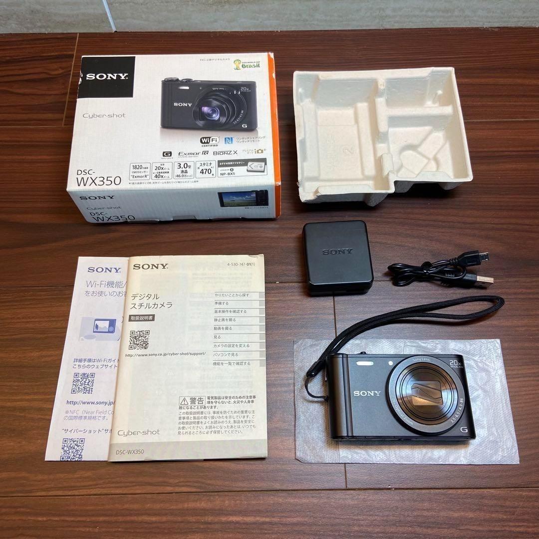 SONY Cyber-shot DSC-WX350 デジカメ ほぼ新品 3784