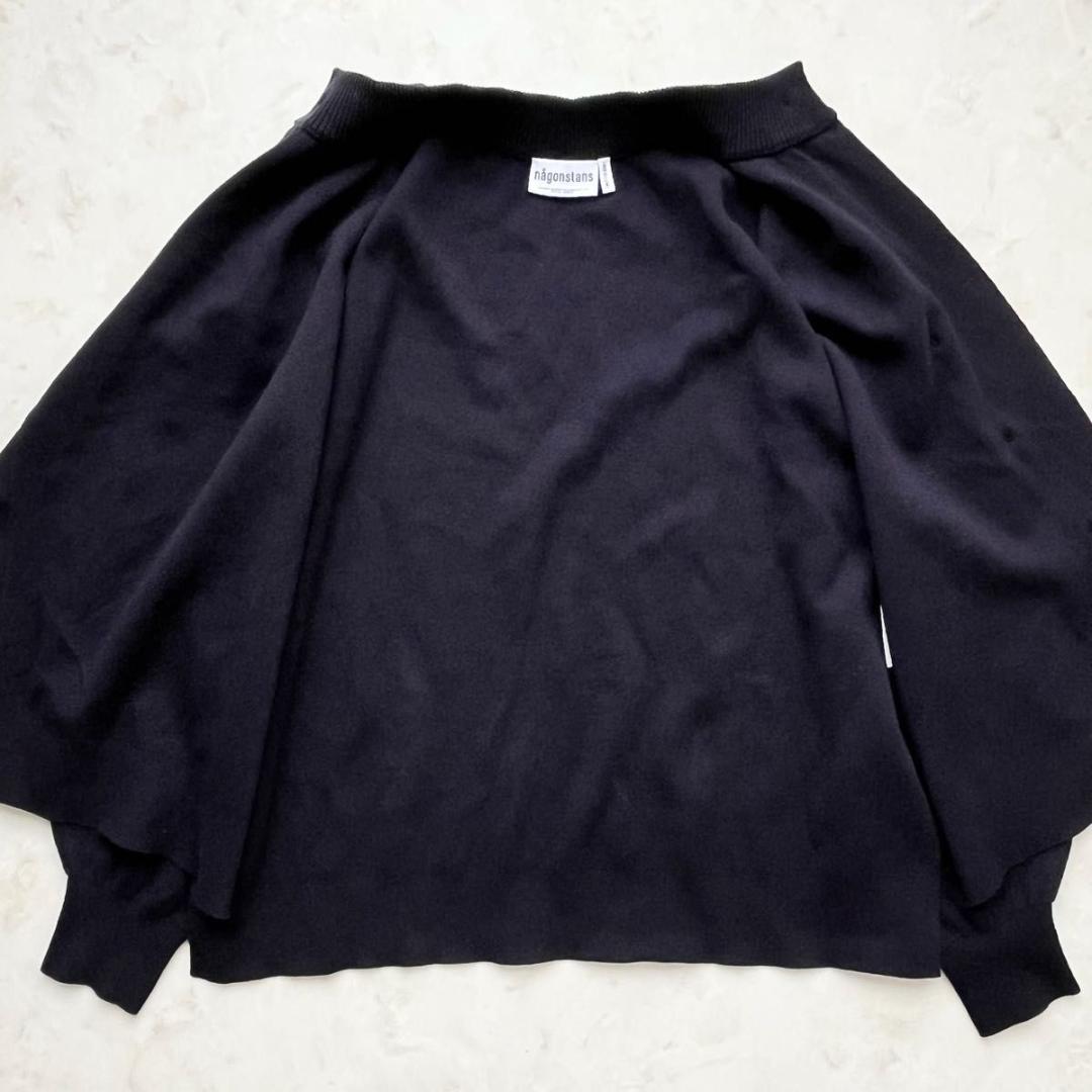 【極美品】nagonstans box cardigan カシミヤ混　Mサイズ