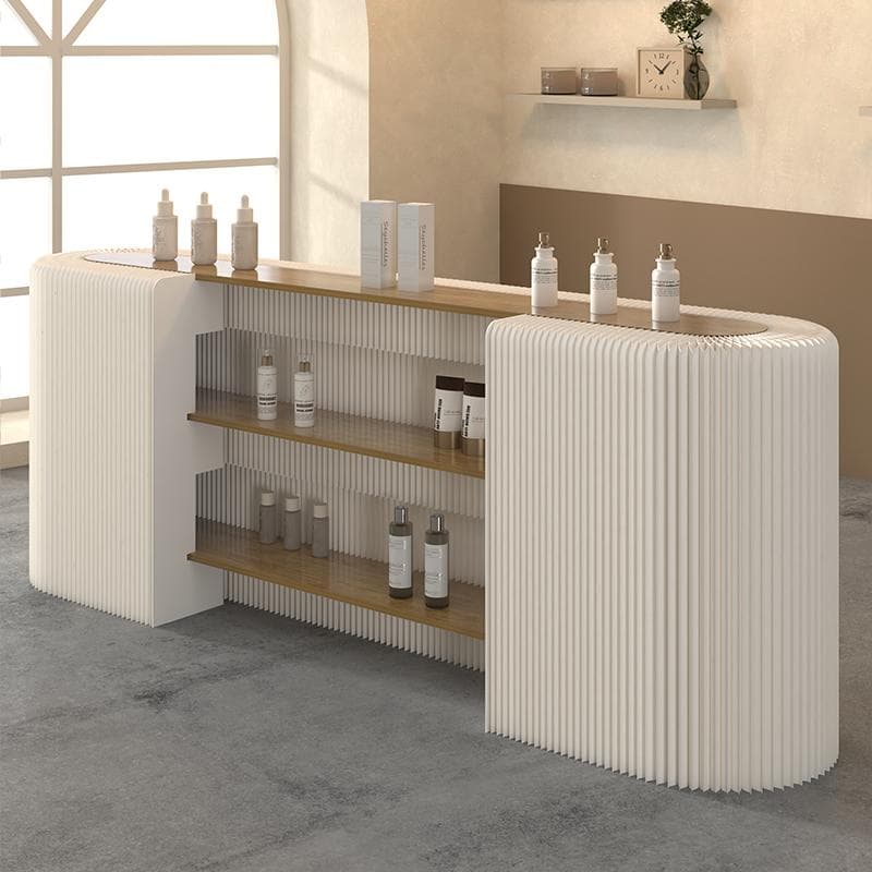 受付カウンター長さ180㎝高さ78㎝レジ 受付台テーブル折り畳み演説台おしゃれ