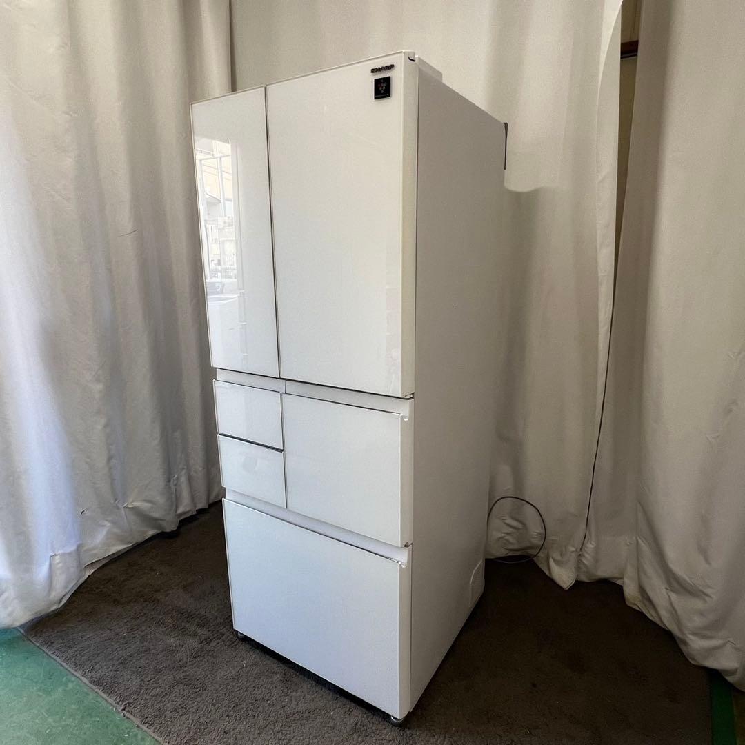 132⭕️冷蔵庫　大型　シャープ　400ℓ-500ℓ 両開き　安い　中古　設置無料