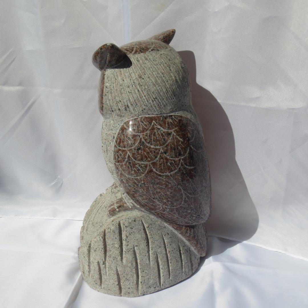 置物 フクロウ ふくろう 梟 オブジェ 福郎  玄関 看板  縁起物