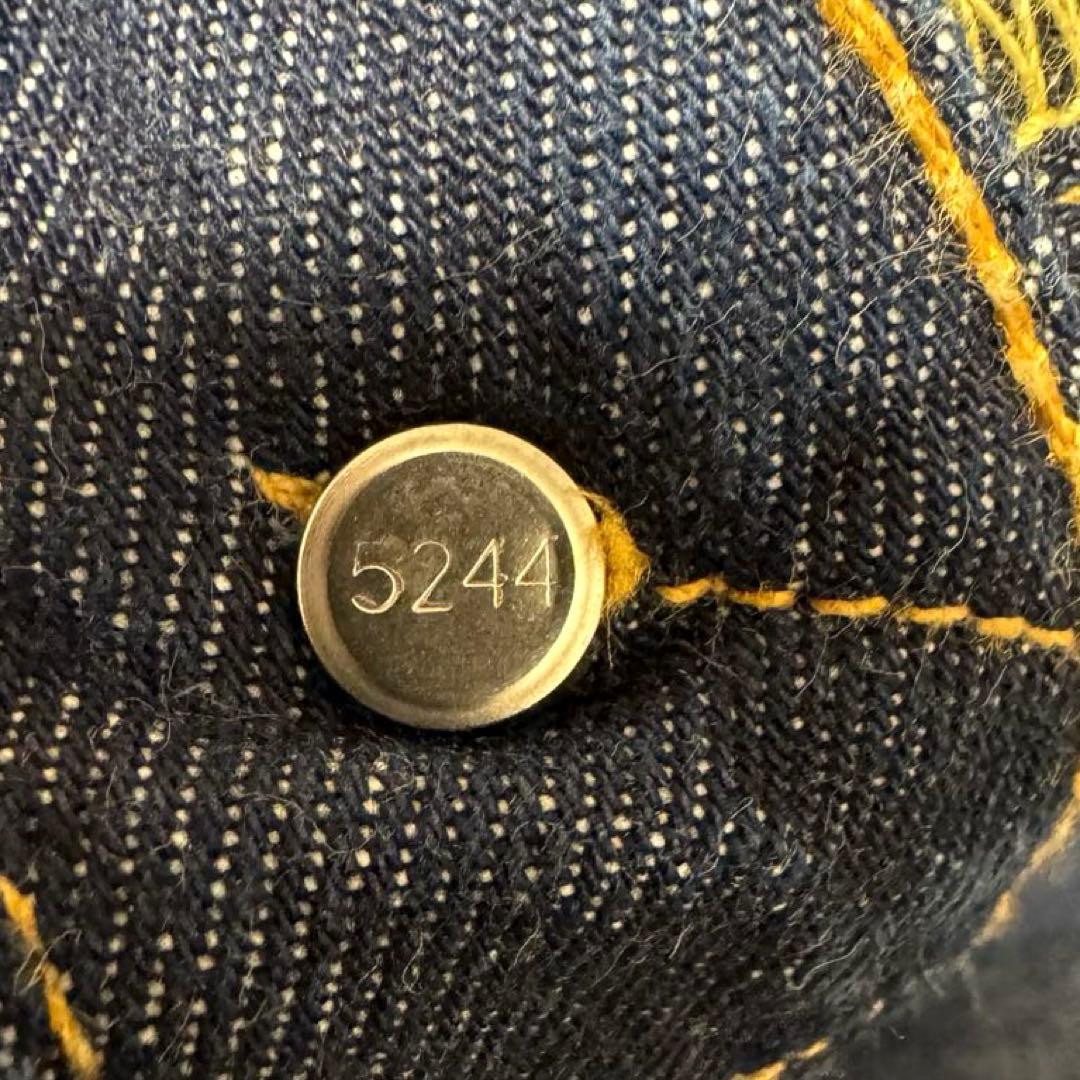 極美品USA製 501 リーバイス 赤耳 セルビッジ W32 デニム 5244