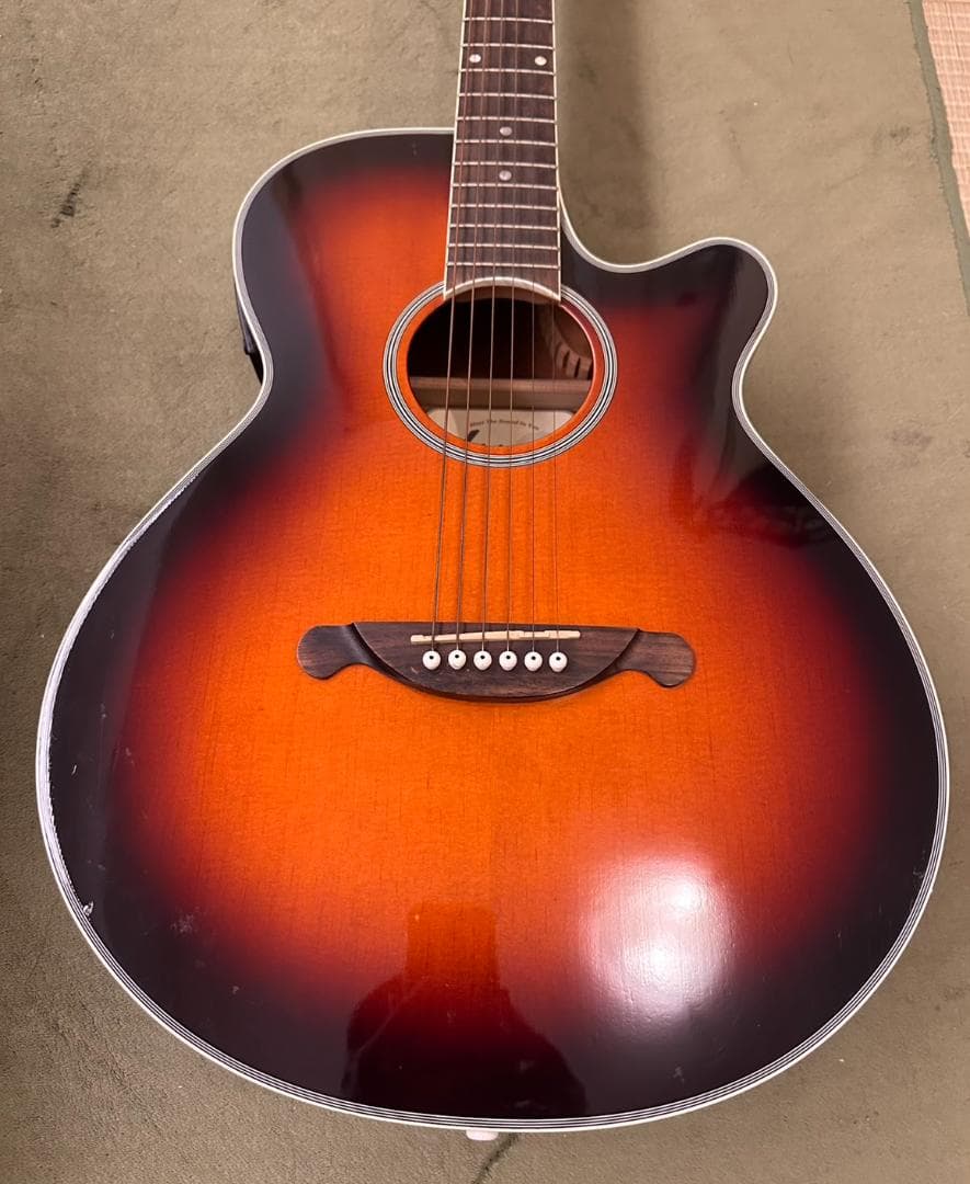 JAMES ジェームス JE40WB エレアコ　ギター　音確認済　EQ付き美品！