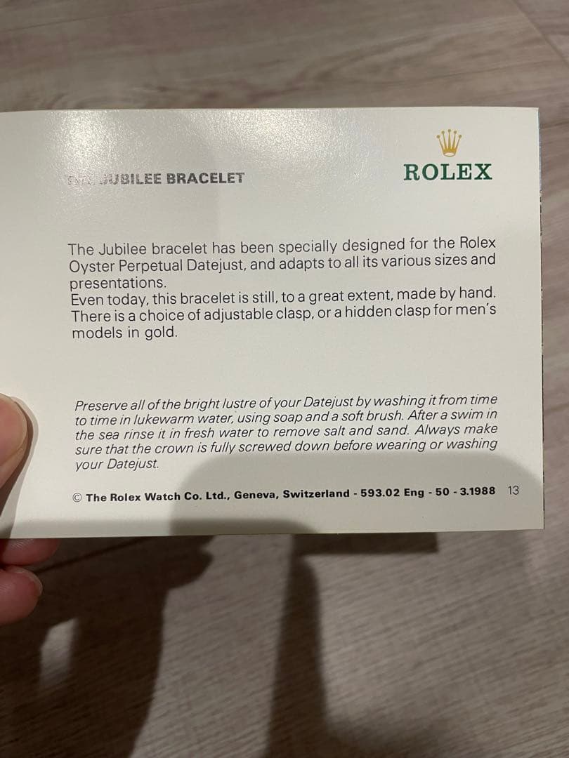 ROLEX 箱　ボックス　ロレックス　純正　中古　ハコ　付属品　box