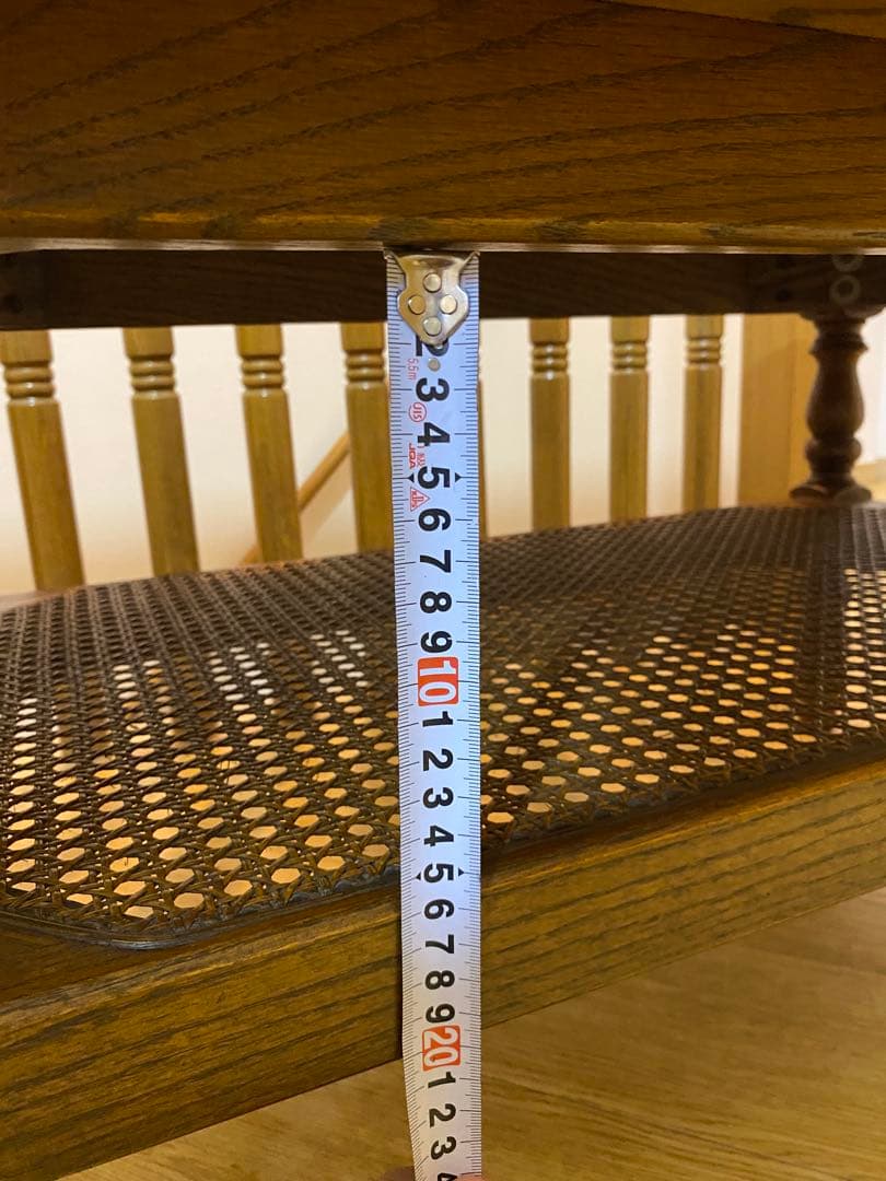 三越　ブルージュ　アンティーク　ローテーブル　ラタン　レトロ　ヴィンテージ